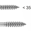 Connex Tx-Schraube 4,5 x 60 150 Stück A2 – kk3264560