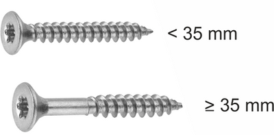 Connex Tx-Schraube 4,5 x 60 150 Stück A2 – kk3264560