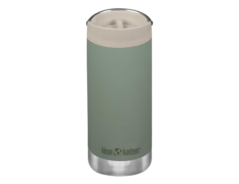 Klean kanteen thermosfless - twide - 355 ml (12 oz) - mit Kaffeestopp - Grün