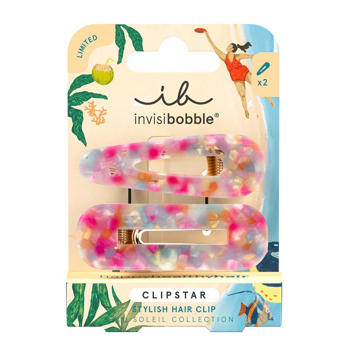 Invisibobble Invisibobble Clipstar au Soleil Schillernde Welle 2st.