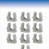 Klemmhalterung 031 16–22 mm grau JSL 10 Stück – 6613295