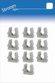 Klemmhalterung 031 16–22 mm grau JSL 10 Stück – 6613295