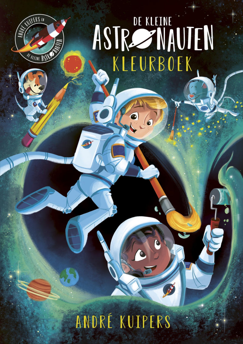 Colorbook Astronautje Andre Kuipers