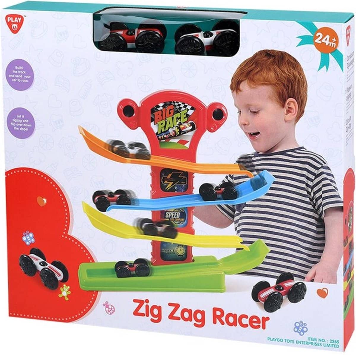 Zick Zag Racer, Autobahn mit 2 Rennwagen -APOs;
