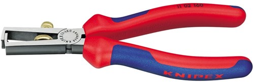 Knipex Abisolierzange + Federgep. Komfort 160 mm - 11 02 160 sb 1102160sb