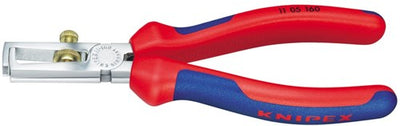 Knipex Abisolierzange + Chromfeder. Komfort 160 m - 11 05 160 sb - 1105160sb