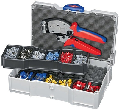 Knipex-Aderendhülsen-Sortiment | 1191-teilig 0,5-16 mm² im Systainer | 1 Stück - 97 90 13 97 90 13