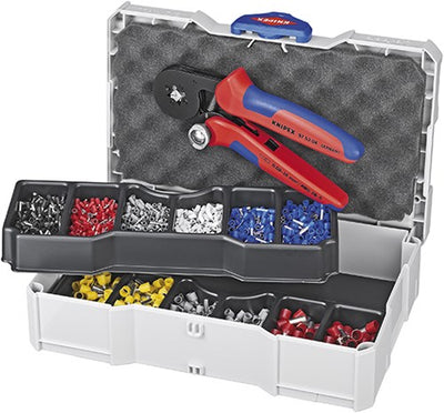 Imp Knipex Sortiment an Aderendhülsen | 1251 Teile 0,50-10,00 mm² | krtpliers | im Systainer | 1 Stück - 97 90 09