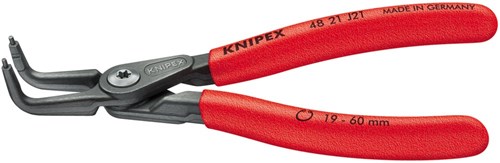 Knipex Praez.Circlip -Zange m.plastic gebogen