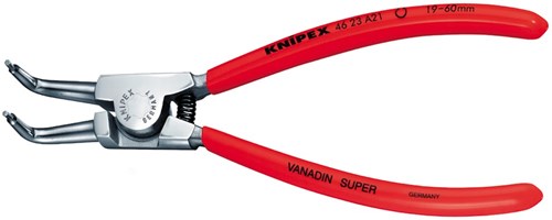 Knipex Sicherungsringzange für Außenringe an Achsen verchromt, kunststoffbeschichtet 125 mm - 4623a11