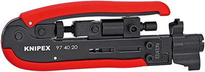 Knipex-Kompressionswerkzeuge F-, BNC-, Cinch-Stecker – 97 40 20 SB – 974020SB