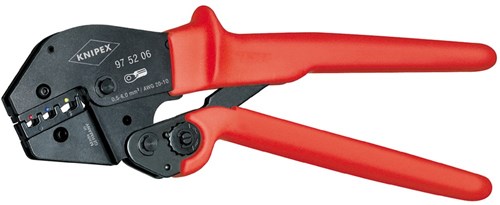 Knipex Crimphebelzange isolierte Kabelschuhe - 97 52 06 sb 975206sb
