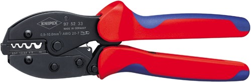 Knipex Crimphebelzange nicht isolierte Kabelschuhe - 97 52 33 sb 975233sb