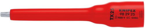 Knipex Steckschlüssel 3 8 | für tx25 | Länge 123 mm - 98 29 25