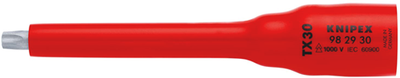 Knipex Steckschlüssel 3 8 | für tx30 | Länge 123 mm - 98 29 30
