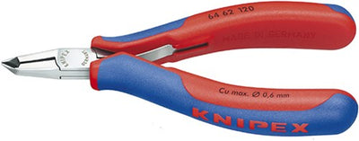 Knipex Elektronik-Schneidzange mit Mehrkomponentengriffen 120 mm - 6462120