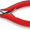 Knipex Elektronik-Seitenschneider | 115mm Länge | durchbohrtes Scharnier | kunststoffbeschichtet - 77 21 115 n