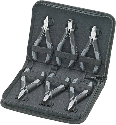 Knipex Koffer mit Elektronikzange für Arbeiten an elektronischen Bauteilen – 002017