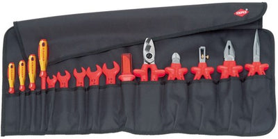 Knipex Werkzeug-Rolltasche 15-teilig VDE - 98 99 13 - 989913