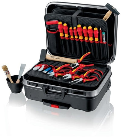 Knipex-Werkzeugsortiment | 24-teilig | im Hartschalenetui | für Elektriker | 1 Stück - 00 21 06 hl s