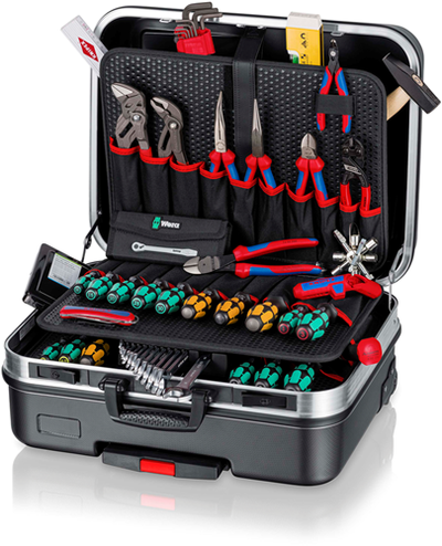 Knipex Werkzeugkoffer groß Basic Move Mechanik | 90 Stück - 00 21 06 m