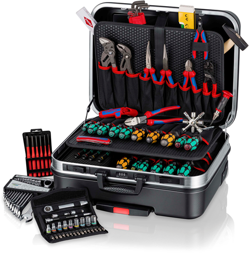 Knipex Werkzeugkoffer groß Basic Move Mechanik | 90 Stück - 00 21 06 m