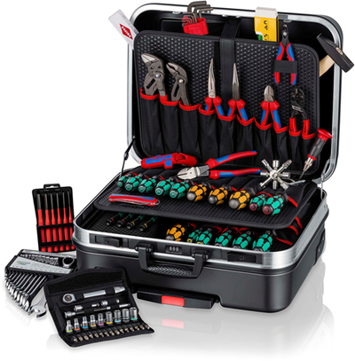 Knipex Werkzeugkoffer groß Basic Move Mechanik | 90 Stück - 00 21 06 m