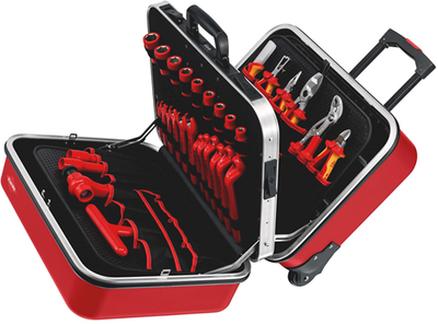 Knipex Werkzeugkoffer Big Twin Move rot Elektrotechnik - 98 99 15