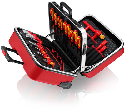 Knipex Werkzeugkoffer Big Twin Move rot Elektrotechnik - 98 99 15
