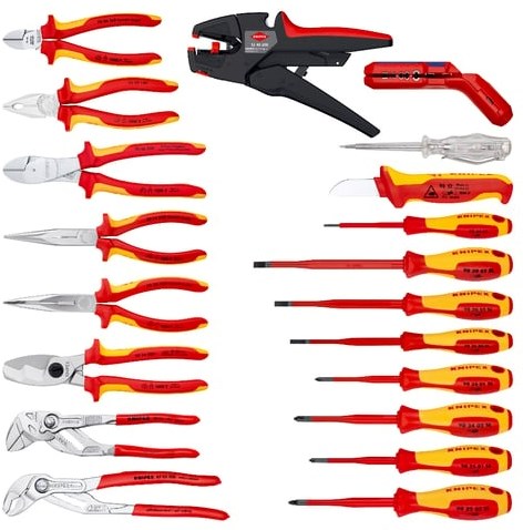 Knipex Elektro-Werkzeugkoffer 20-teilig - 00 21 20