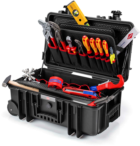 Knipex Werkzeugkoffer robust26 move Sanitär | 17 Stück - 00 21 33 s