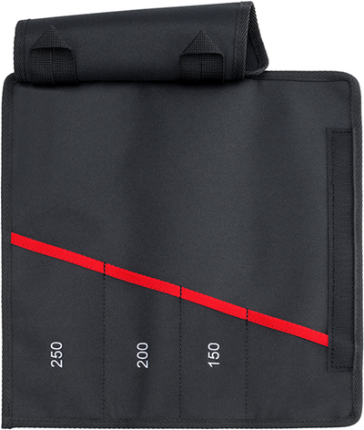 Knipex Werkzeug-Rolltasche für Twingrip verstellbare Greifzange leer | 4 Fächer | Länge 330 mm - 00 19 61 li