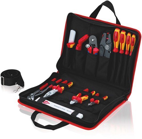 Knipex kompakte Elektro-Werkzeugtasche | 14-teilig - 00 21 11