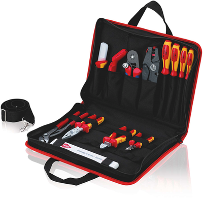 Knipex kompakte Elektro-Werkzeugtasche | 14-teilig - 00 21 11