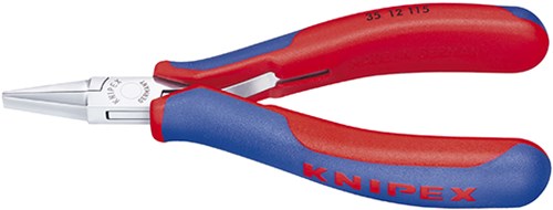 Knipex Greifzange Flachbacken 115 mm - 3512115