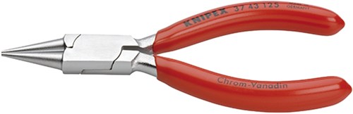 Knipex Greifzange runde Spitzbacken 125 mm - 3743125