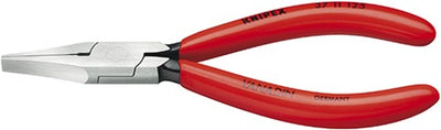 Knipex Greifzange für Feinmechanik schwarz atramentiert mit Kunststoffummantelung 125 mm - 3711125