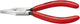 Knipex Greifzange für Feinmechanik schwarz atramentiert mit Kunststoffummantelung 125 mm - 3711125