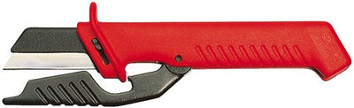 Knipex Kabelmesser | mit auswechselbarer Klinge | 185 mm – 9856