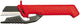 Knipex Kabelmesser | mit auswechselbarer Klinge | 185 mm – 9856