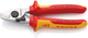 Knipex Kabelschneider mit Öffnungsfeder | isoliert | Mehrkomponentengriffe | VDE geprüft - 95 26 165 SB