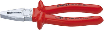 Knipex Kombizange verchromt tauchisoliert, VDE-geprüft 200 mm - 0307200