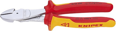 Knipex Kraft-Seitenschneider verchromt 250 mm - 7406250