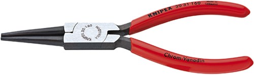 Knipex Spitzzange schwarz atramentiert mit Kunststoffüberzug 160 mm - 3031160