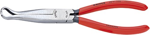 Knipex Mechanikerzange 45 Grad, halbrunde Backen 200 mm - 3891200