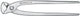 Knipex Monierzange (Rabitz- und Flechtzange) vernickelt 250 mm - 9904250