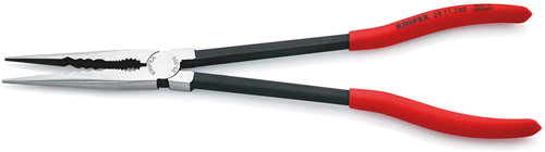 Knipex Montagezange | geriffeltes Griffprofil | kunststoffbeschichtet | schwarz atramentiert | Länge 280 mm - 28 71 280 sb