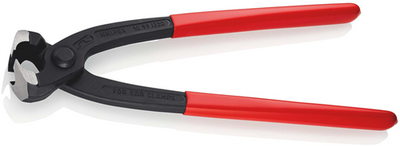 Knipex Ohrklemmenzange | 220mm Länge | kunststoffbeschichtet | schwarz atramentiert - 10 99 i220 sb