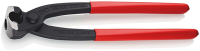 Knipex Ohrklemmenzange | 220mm Länge | kunststoffbeschichtet | schwarz atramentiert - 10 99 i220 sb