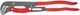 Knipex Rohrzange S-Form | 560 mm Länge | schnelle Einstellung | rot pulverbeschichtet - 83 61 020